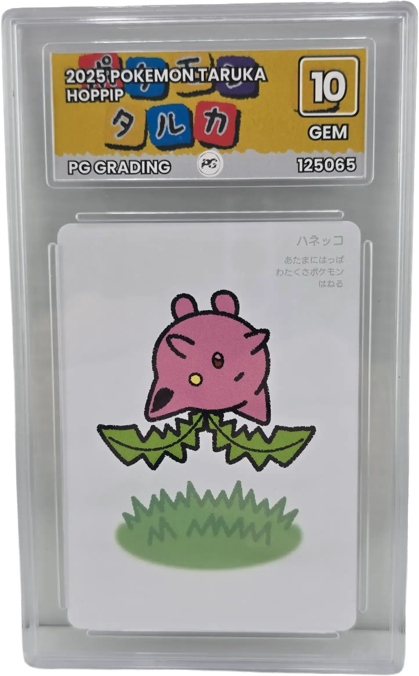 Hoppip (JP) 33 - Pokémon Japanese Taruka – Graded PG GRADING 10 Pokémon Card 1 Hoppip (JP) 33 - Pokémon Japanese Taruka – Graded PG GRADING 10 Pokémon Card