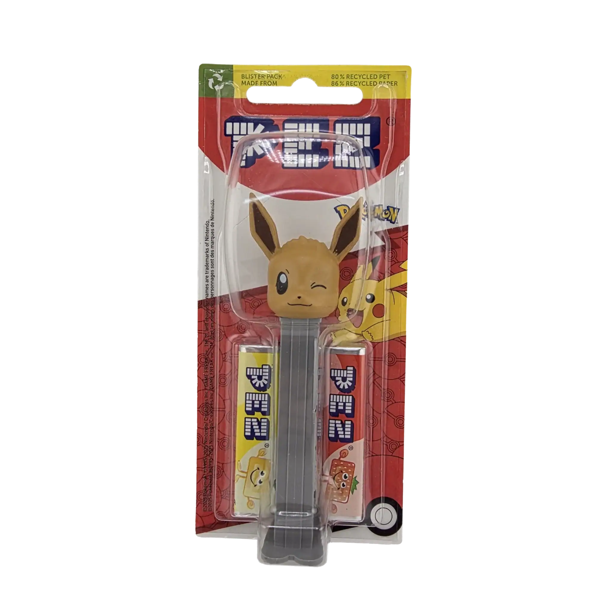Pokémon Eevee PEZ Dispenser With 2 Free Refills 1 Pokémon Eevee PEZ Dispenser With 2 Free Refills