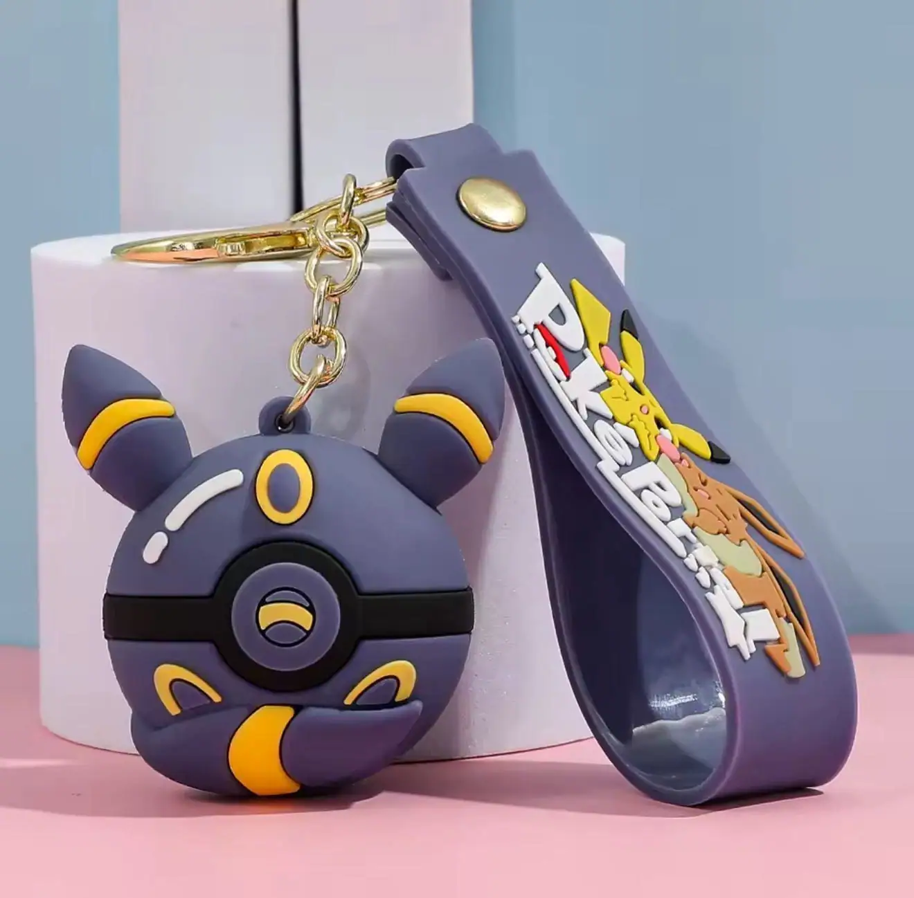 Umbreon Pokémon Poké Ball Eevee Evolution Keychain 1 Umbreon Pokémon Poké Ball Eevee Evolution Keychain