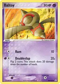 Baltoy 59/110 - Reverse Holo - Near Mint – EX Holon Phantoms – Single Pokémon Card 1 Baltoy 59/110 - Reverse Holo - Near Mint – EX Holon Phantoms – Single Pokémon Card