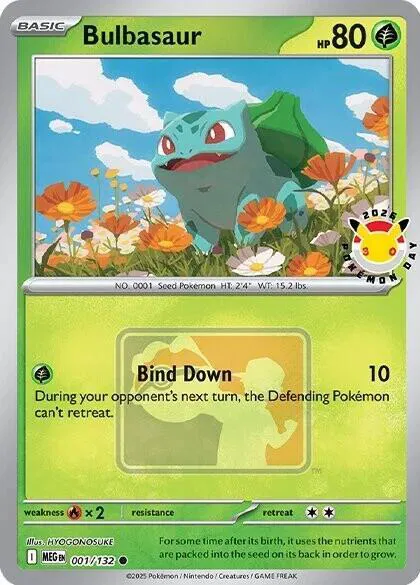 Bulbasaur (Pokemon Day 2026)