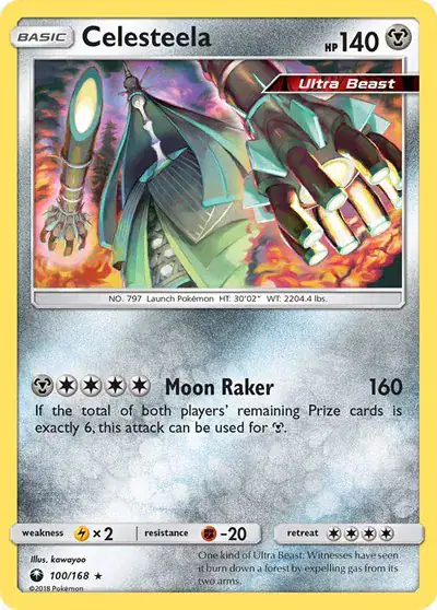 Celesteela 100/168 - Holofoil - Near Mint – Celestial Storm – Single Pokémon Card 1 Celesteela 100/168 - Holofoil - Near Mint – Celestial Storm – Single Pokémon Card