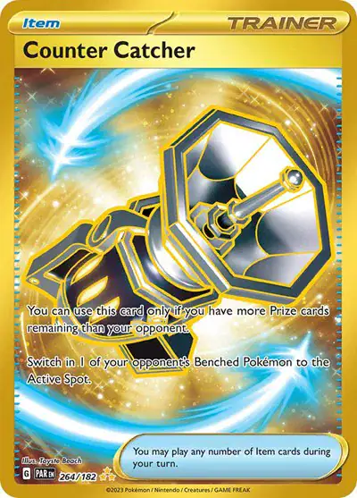 Counter Catcher 264/182 - Hyper Rare - Near Mint – Paradox Rift – Single Pokémon Card 1 Counter Catcher 264/182 - Hyper Rare - Near Mint – Paradox Rift – Single Pokémon Card