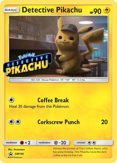 Detective Pikachu (Stamped)