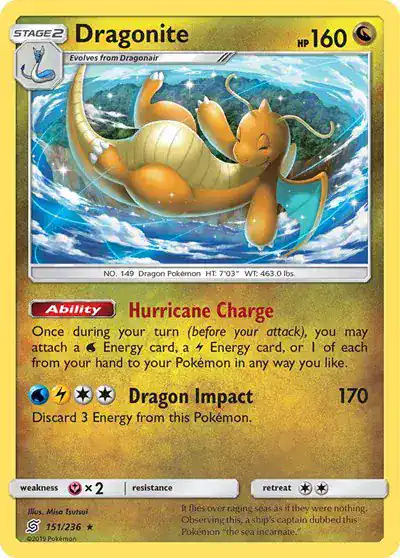 Dragonite 151/236 - Normal - Near Mint – Unified Minds – Single Pokémon Card 1 Dragonite 151/236 - Normal - Near Mint – Unified Minds – Single Pokémon Card