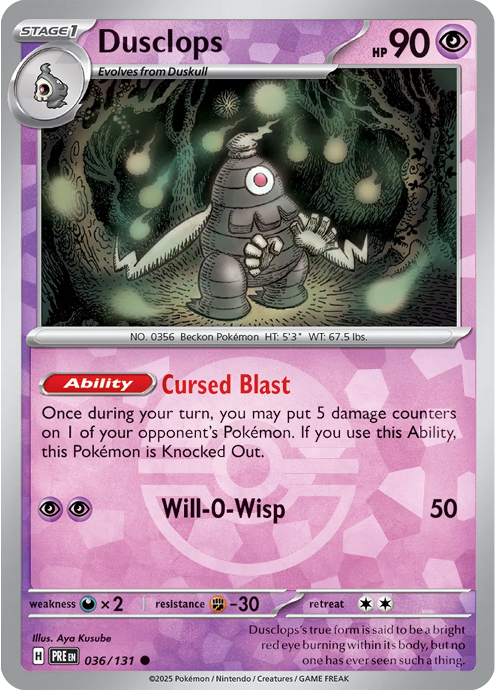 Dusclops (Poke Ball Pattern)