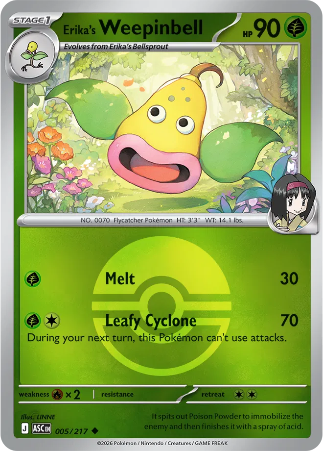 Erika's Weepinbell (Poke Ball)