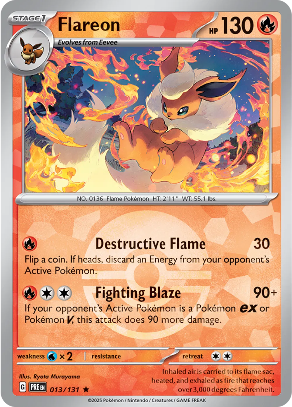 Flareon (Poke Ball Pattern)