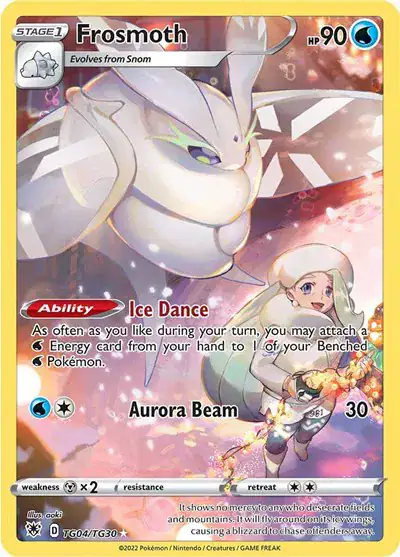 Frosmoth TG04/TG30 - Ultra Rare - Near Mint – Astral Radiance Trainer Gallery – Single Pokémon Card 1 Frosmoth TG04/TG30 - Ultra Rare - Near Mint – Astral Radiance Trainer Gallery – Single Pokémon Card