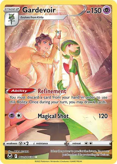 Gardevoir TG05/TG30 - Ultra Rare - Near Mint – Silver Tempest Trainer Gallery – Single Pokémon Card 1 Gardevoir TG05/TG30 - Ultra Rare - Near Mint – Silver Tempest Trainer Gallery – Single Pokémon Card