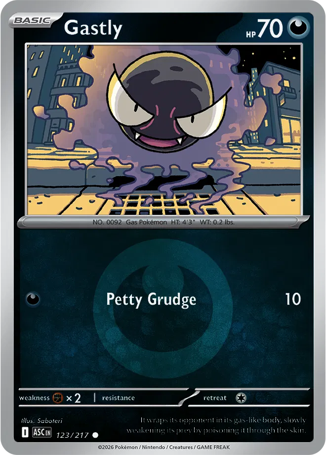 Gastly (Energy Symbol Pattern)