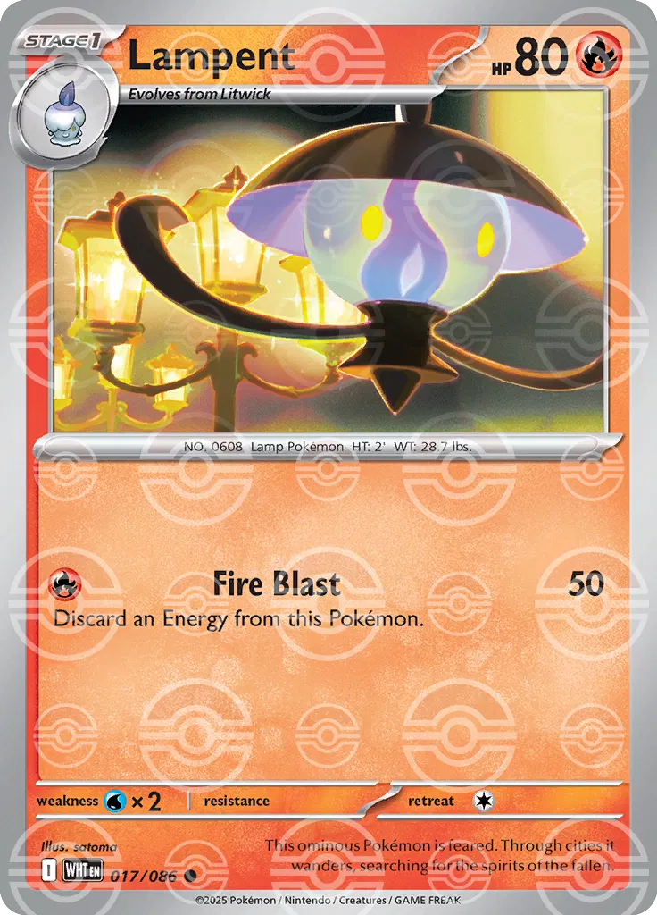 Lampent (Poke Ball Pattern)
