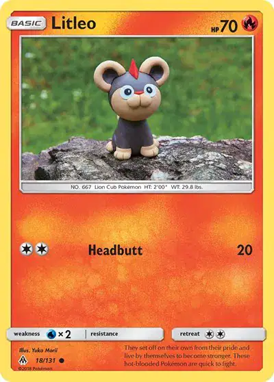 Litleo 18/131 - Reverse Holo - Near Mint – Forbidden Light – Single Pokémon Card 1 Litleo 18/131 - Reverse Holo - Near Mint – Forbidden Light – Single Pokémon Card