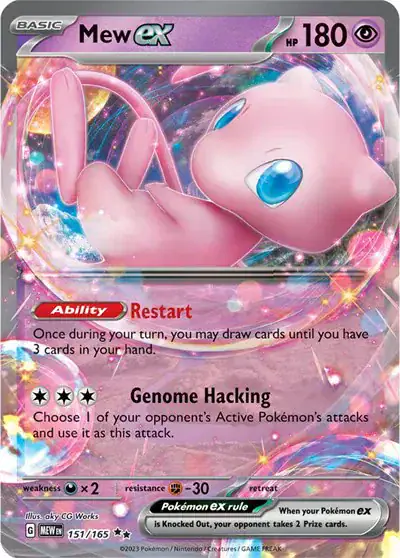 Mew ex 151/165 - Holofoil - Near Mint – SV: 151 (EN) – Single Pokémon Card 1 Mew ex 151/165 - Holofoil - Near Mint – SV: 151 (EN) – Single Pokémon Card