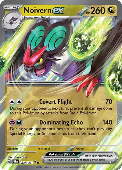 Noivern ex 069/091 - Holofoil - Near Mint – Paldean Fates – Single Pokémon Card 1 Noivern ex 069/091 - Holofoil - Near Mint – Paldean Fates – Single Pokémon Card