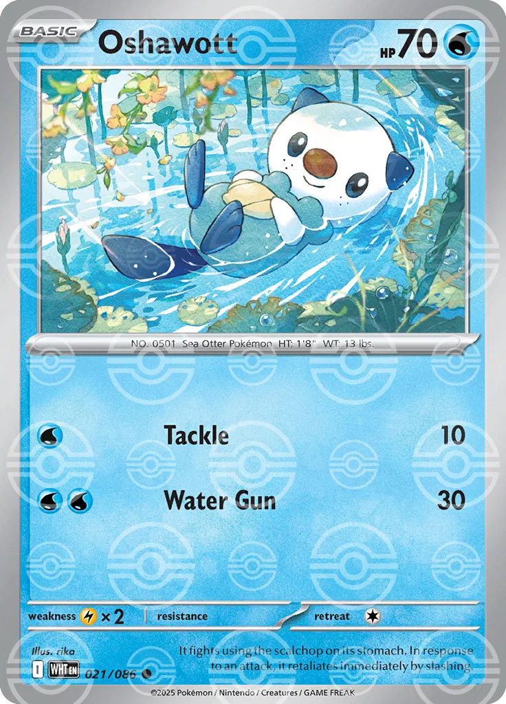 Oshawott (Poke Ball Pattern)