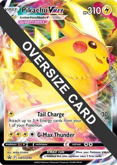 Pikachu VMAX 175 - Holofoil - Near Mint – Jumbo Cards – Single Pokémon Card 1 Pikachu VMAX 175 - Holofoil - Near Mint – Jumbo Cards – Single Pokémon Card