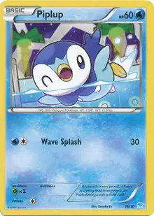 Piplup 16 - Normal - Near Mint – XY Trainer Kit: Pikachu Libre & Suicune – Single Pokémon Card 1 Piplup 16 - Normal - Near Mint – XY Trainer Kit: Pikachu Libre & Suicune – Single Pokémon Card