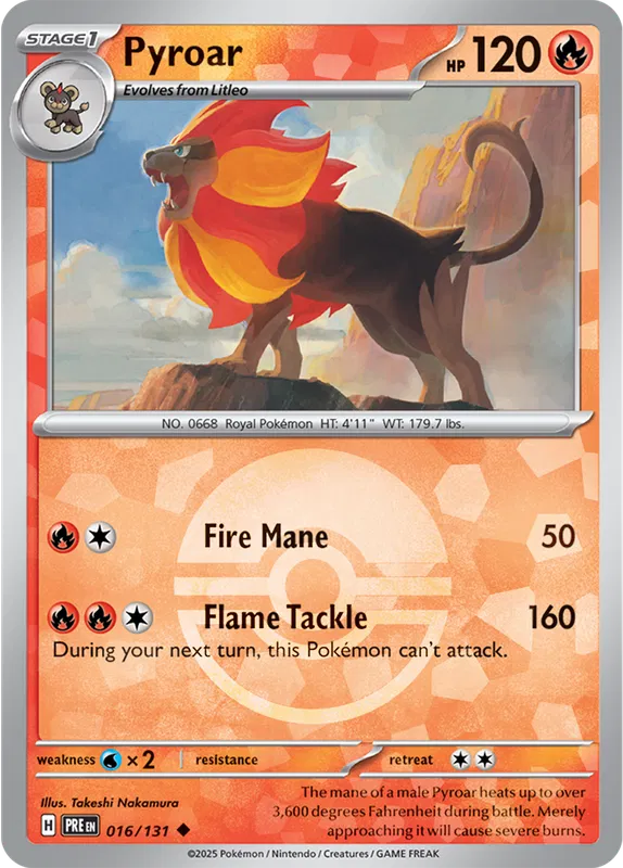 Pyroar (Poke Ball Pattern)