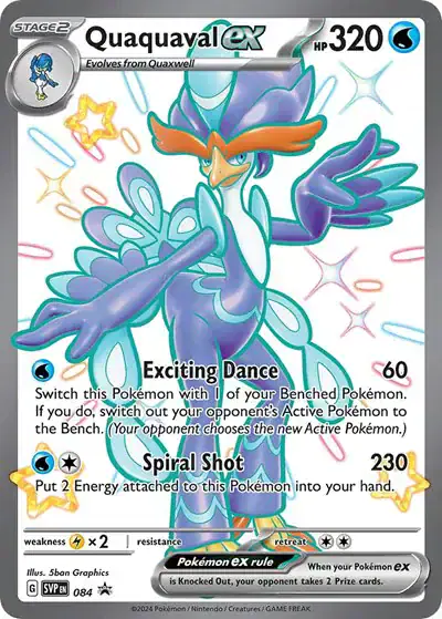 Quaquaval ex 084/314 - Holofoil - Near Mint – Scarlet & Violet Promo – Single Pokémon Card 1 Quaquaval ex 084/314 - Holofoil - Near Mint – Scarlet & Violet Promo – Single Pokémon Card