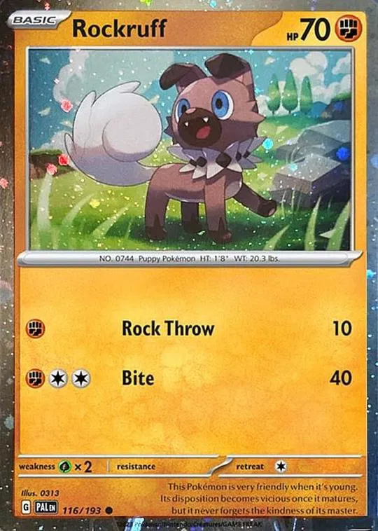 Rockruff (Cosmos Holo)