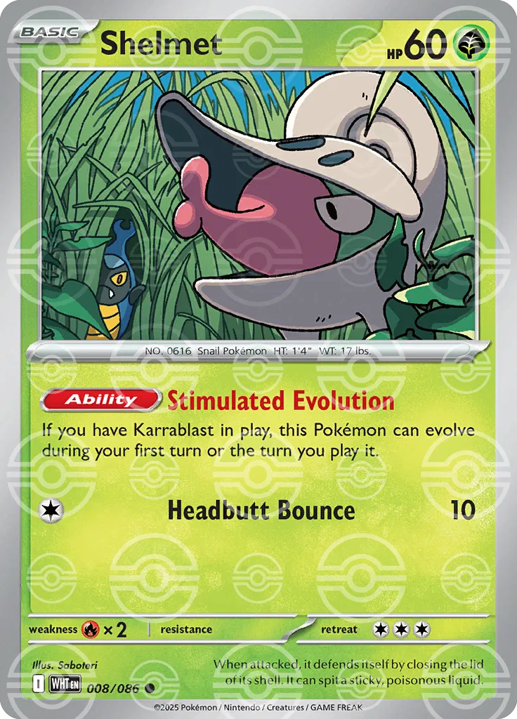 Shelmet (Poke Ball Pattern)