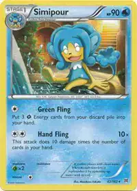 Simipour 42/162 - Normal - Near Mint – BREAKthrough – Single Pokémon Card 1 Simipour 42/162 - Normal - Near Mint – BREAKthrough – Single Pokémon Card