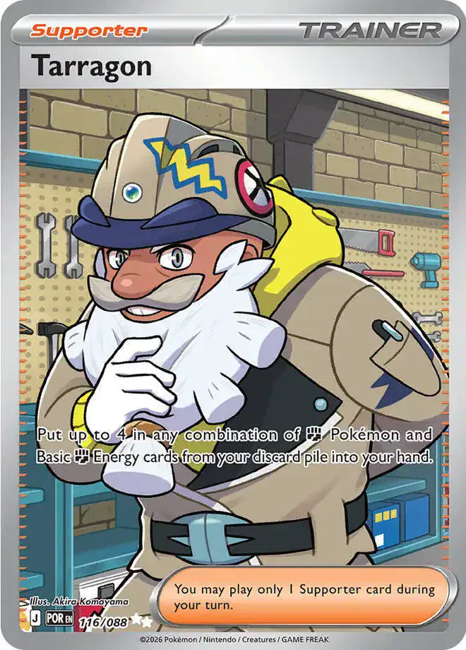 Tarragon 116/088 - Ultra Rare - Near Mint – Perfect Order – Single Pokémon Card 1 Tarragon 116/088 - Ultra Rare - Near Mint – Perfect Order – Single Pokémon Card