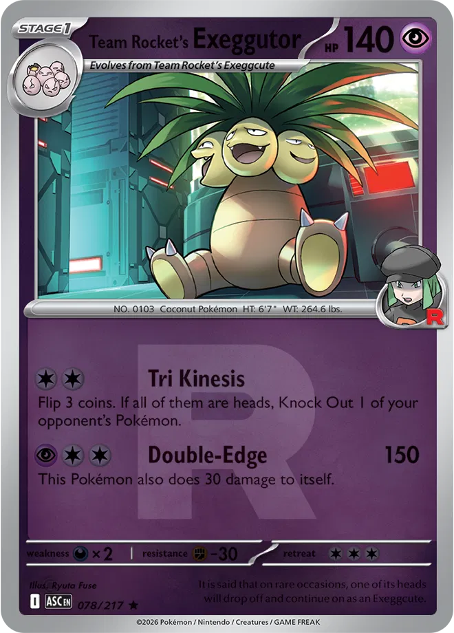 Team Rocket's exeggutor (Team Rocket)