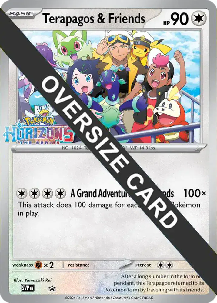 Terapagos & Friends 2 - Holofoil - Near Mint – Jumbo Cards – Single Pokémon Card 1 Terapagos & Friends 2 - Holofoil - Near Mint – Jumbo Cards – Single Pokémon Card