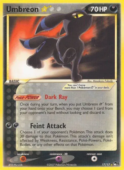 Umbreon Gold Star